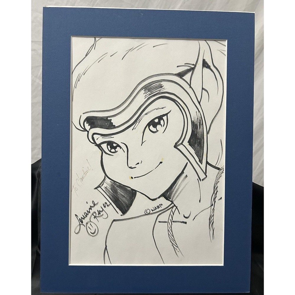 Elfquest Skywise Original Art Signed Lorraine Reyes Comic Sketch WARP Stamp